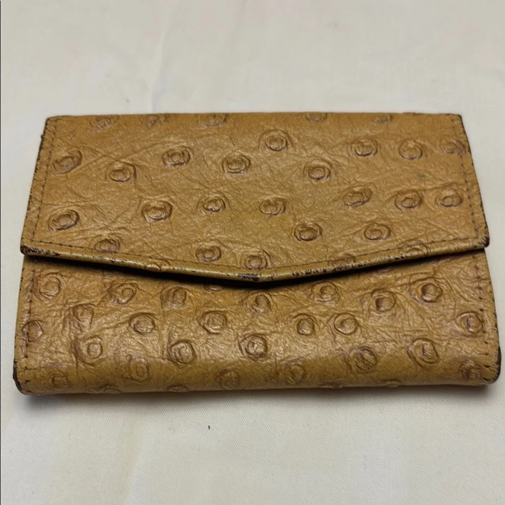 Tan Leather calf skin Wallet